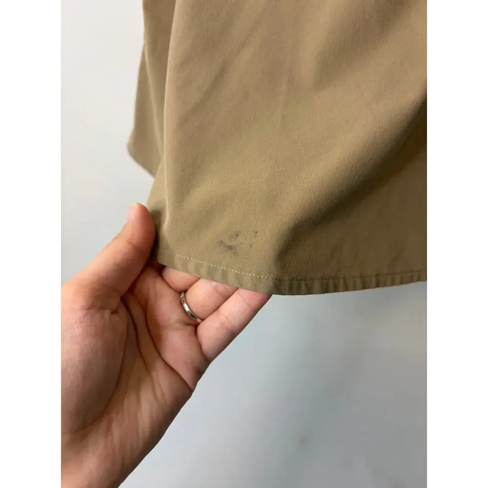 Athleta Girl School Day Khaki Beige Uniform Dress Size XS 6 (flaw)